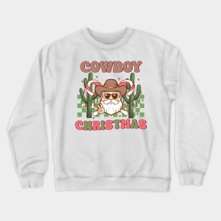 Cowboy Christmas Crewneck Sweatshirt